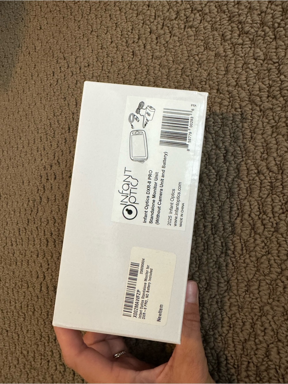 DXR-8 Pro Baby Monitor Charger - White